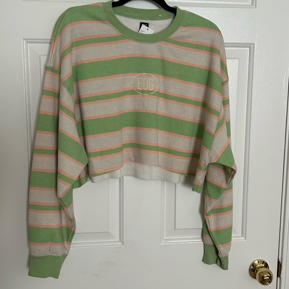 UO BDG cropped cutoff sweatshirt